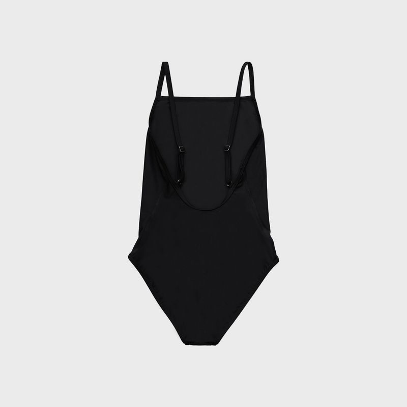 SWIM BASIC ONE-PIECE - BLACK