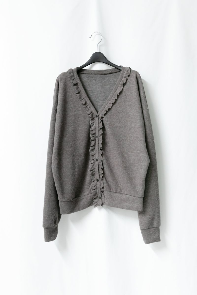 frill melange cardigan(3colors)