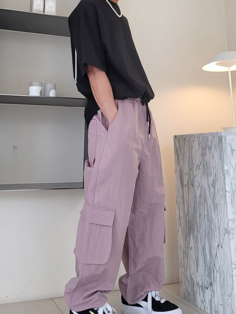 Log Cargo Wide Pants 3color