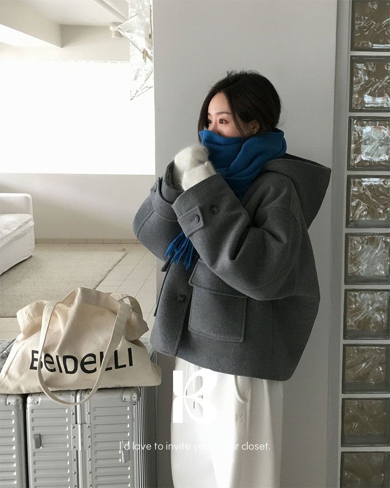 BEIDELLI（ベイデリー）の「[ORIGINAL] チルドフードウールショートコート（ジャケット/アウター）」