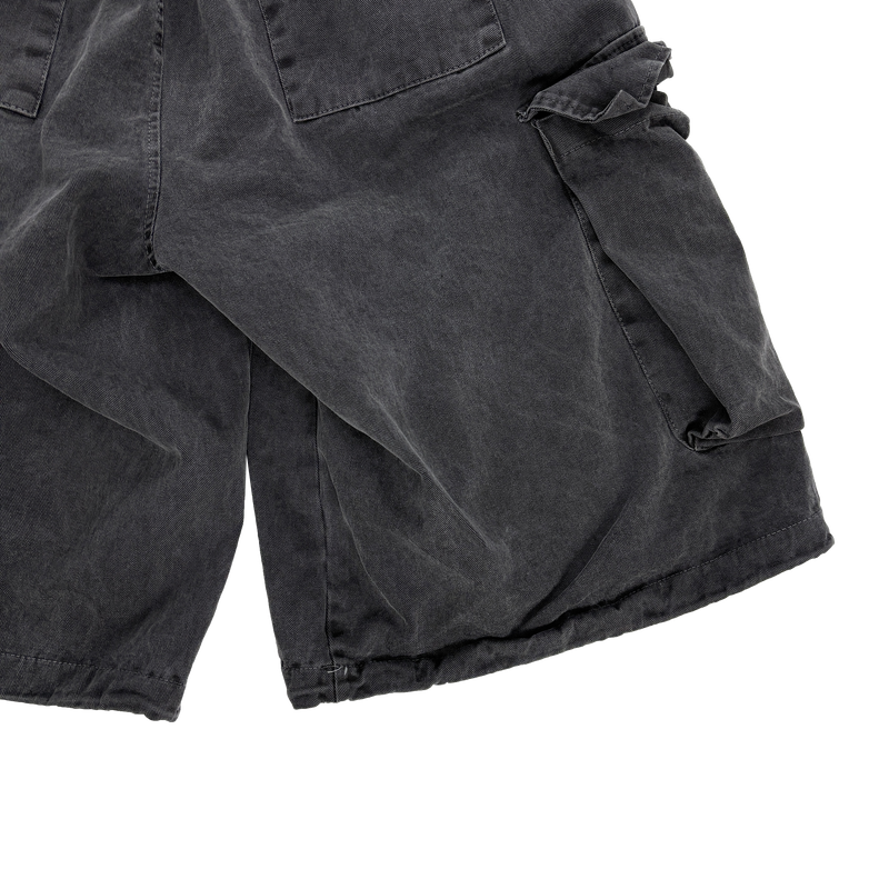 multi pigment bermuda pants