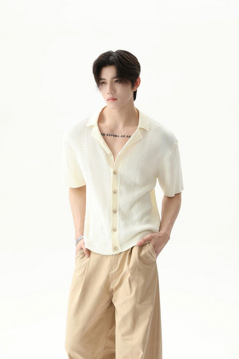 TURNTIDE（ ターンタイド）の「Collared Button Up Knit Cardigan（Tops）」