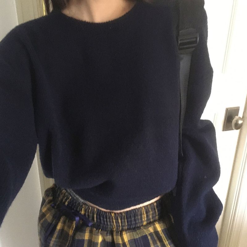 Posol Basic Short Round Knitwear