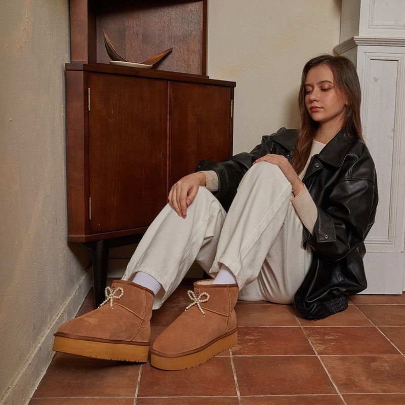 CHUBASCO WINTER FUR BOOTS COPO WCP2403 CHESTNUT