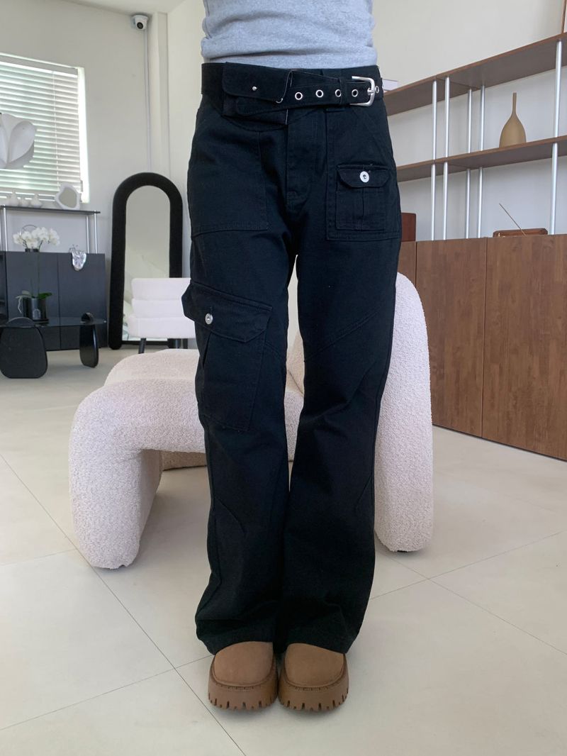 Wander Pocket Cargo Work Line Long Pants 