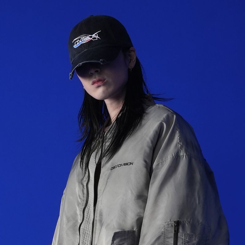 CYCLE CAP WASHED BK