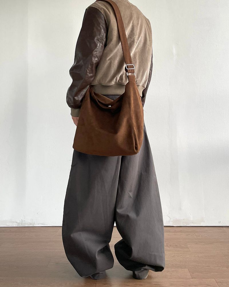 Baseball Corduroy Leather Jacket