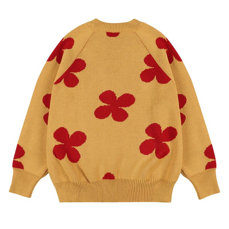 Flower pattern Jacquard Knit