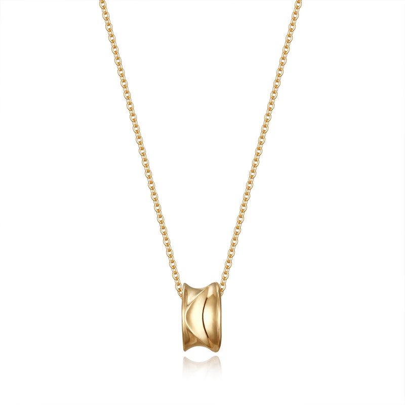 SAND DUNE NECKLACE (M) (GOLD)
