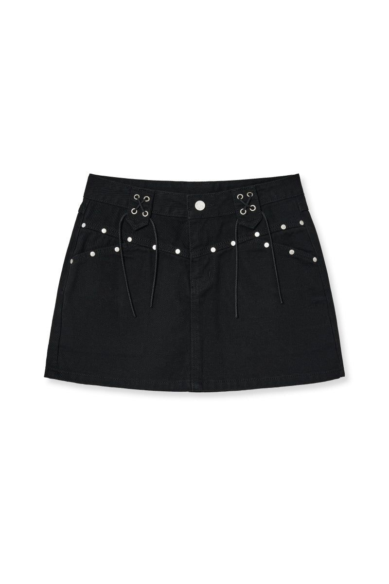belt skirt (black)