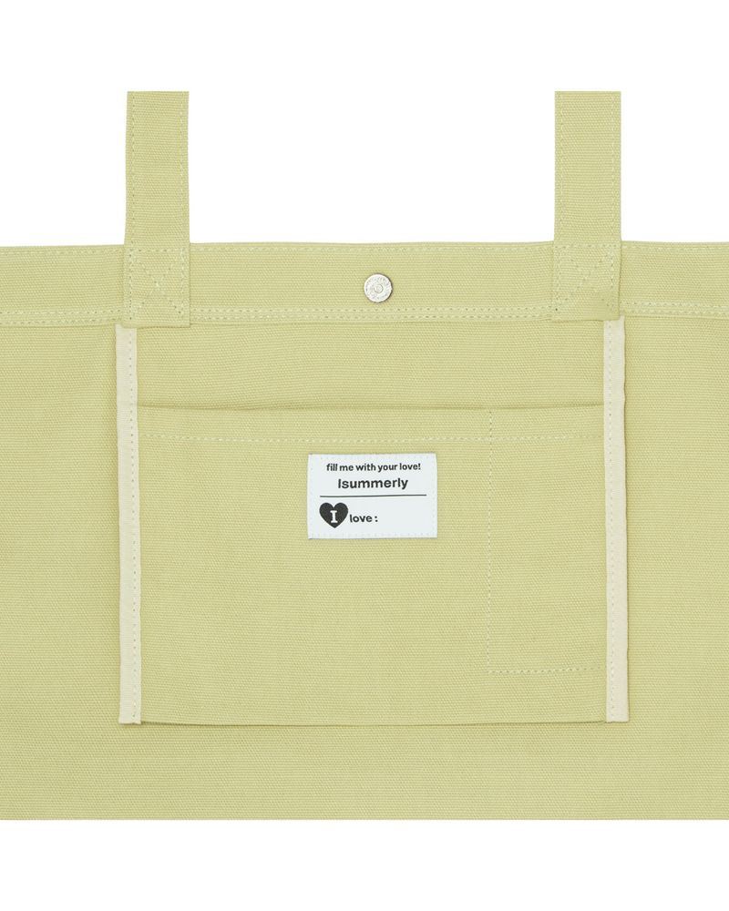 Heart Logo bag big ver. - Green