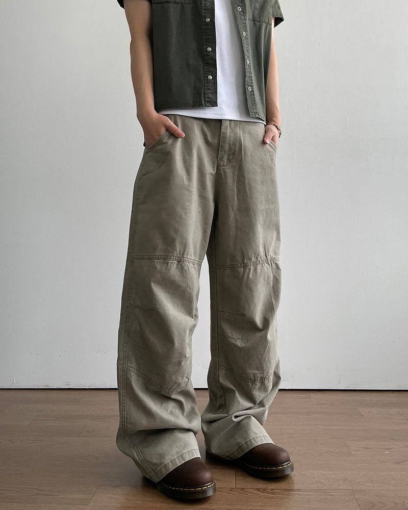 Season Panel Washed Pants