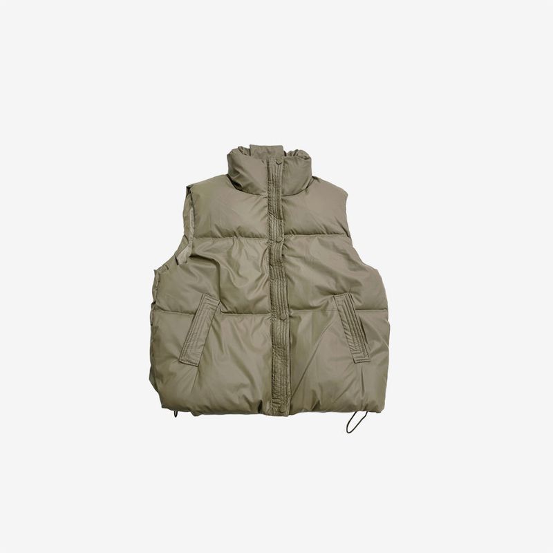 Jeno, high neck vest padded jacket.