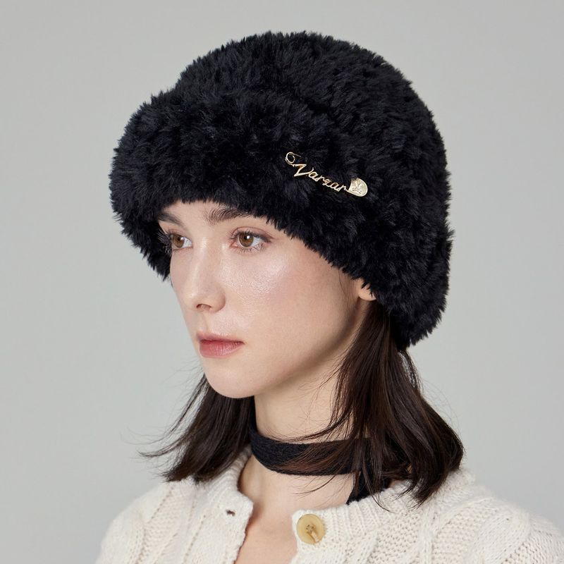 VARZAR（バザール）の「VARZAR Safety Pin Fur Beanie / Black（Hats）」