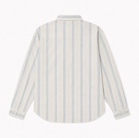 Senel Striped Over Fit Long Sleeve Shirt