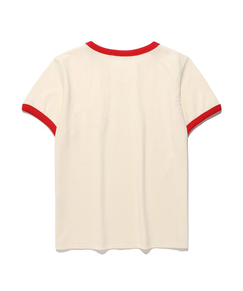 Kims Egg Bam Ringer Tee Cream (KIB6MFT509A)