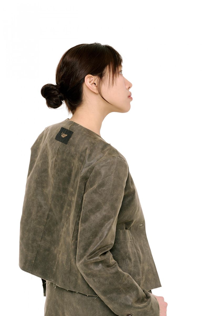 CRACK JACKET, SHORTS SET UP - JACKET / 2 COLOR (LEBSSJK5138)