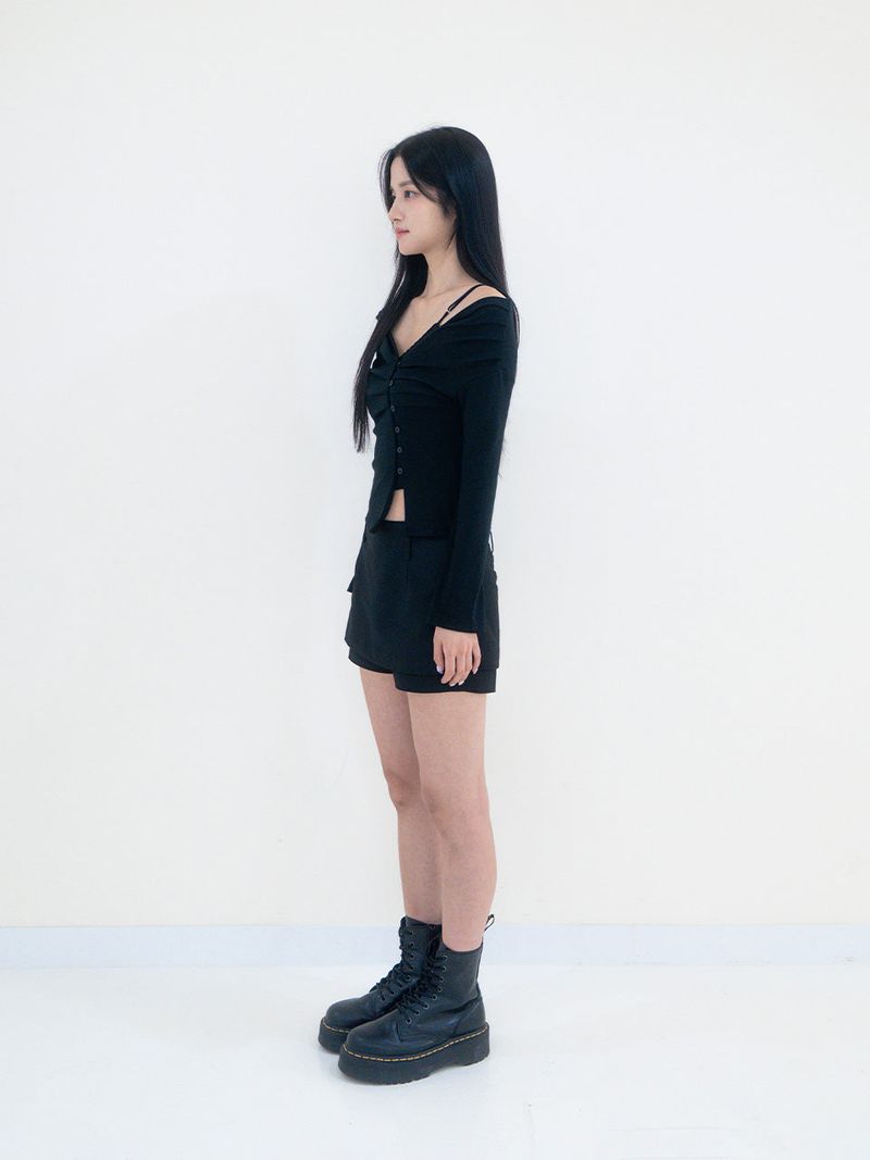 Rin cardigan set (Black)