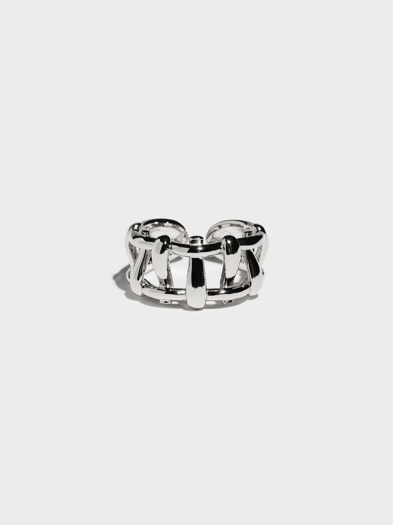 BONAFIDE JEWELRY(ボナファイドジュエリー)の「マルチハッシュタグオープンリング (Silver)(アクセサリー)」