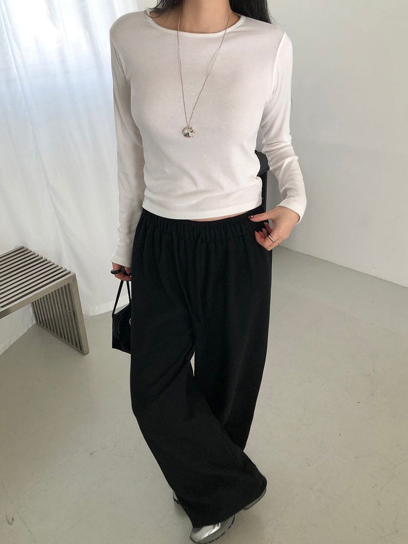 [MADE] ENTOL VELOUR WIDE PANTS