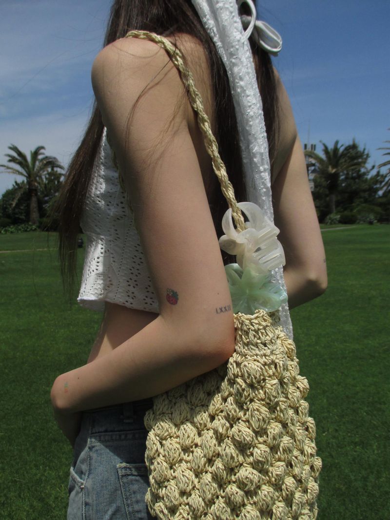 pine rattan bag