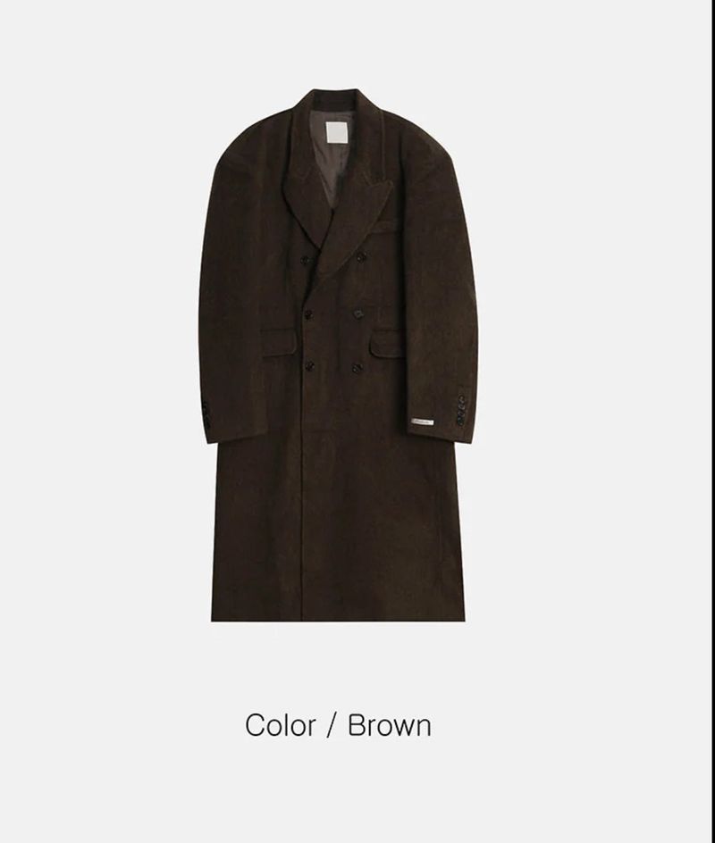 [F/W] Handmade mohair double long coat(3color)