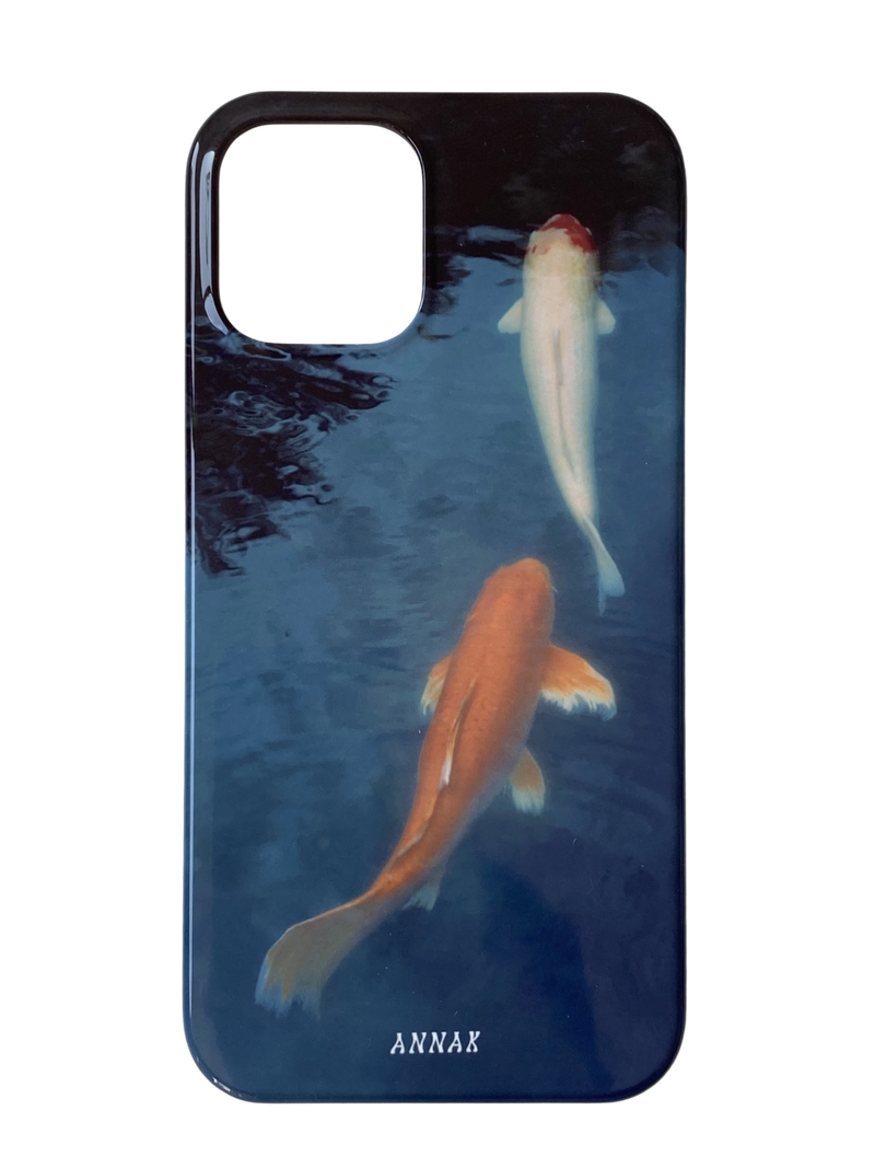 [misty afternoon koi goldfish hard case]