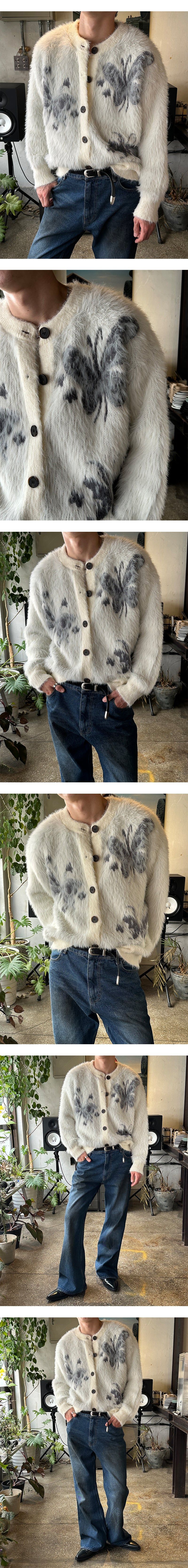 [F/W] Heavy angora fly cardigan(2color)