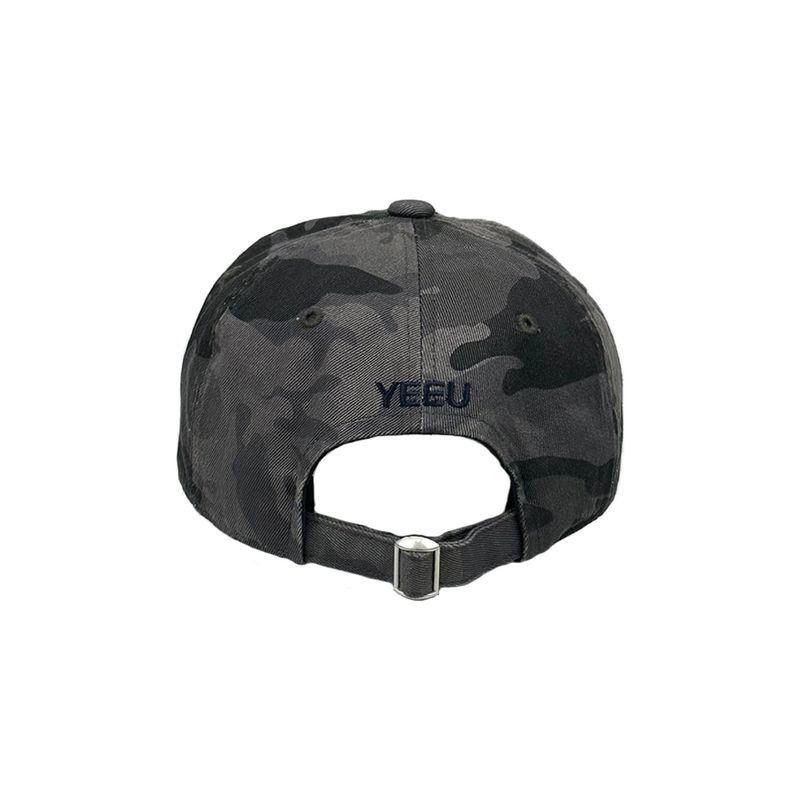 BASIC LOGO WASHED BALL CAP (CAMO CHARCOAL)