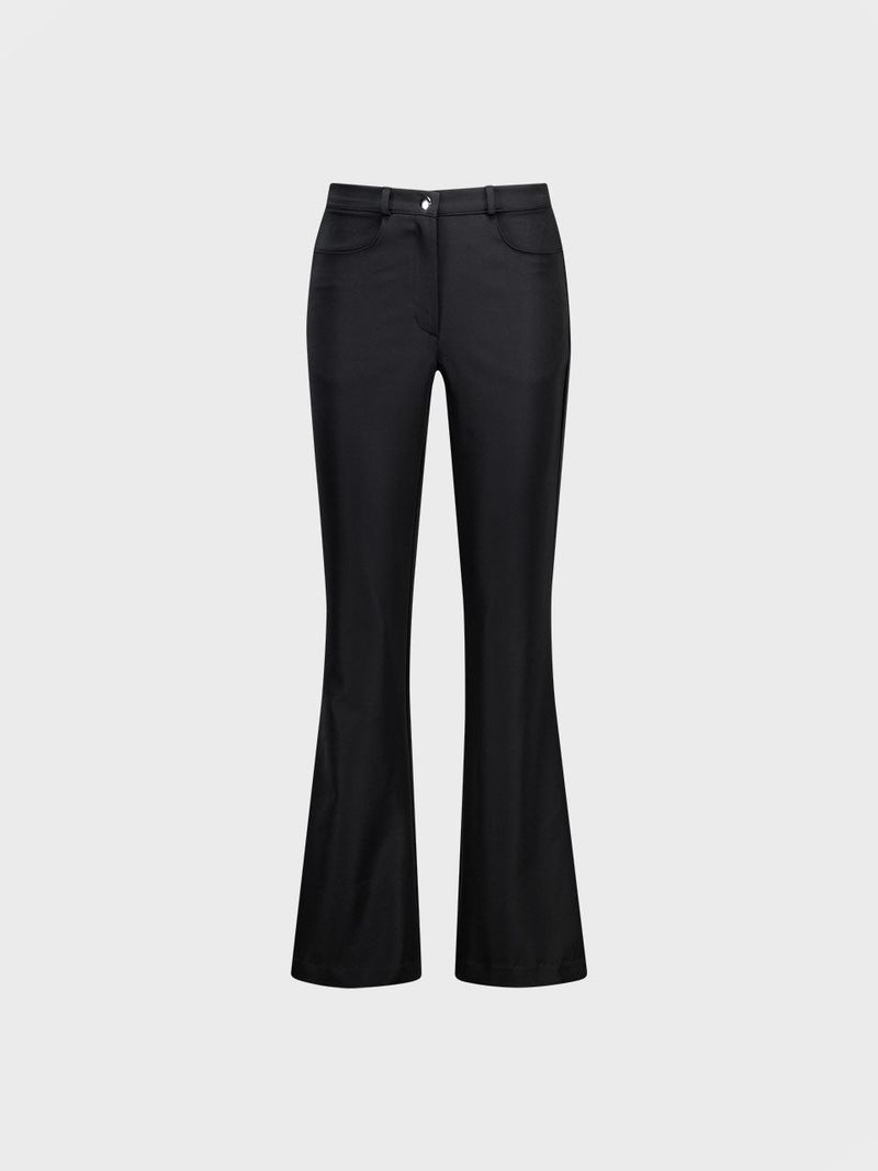  Eyelet Bootcut Pants_Black