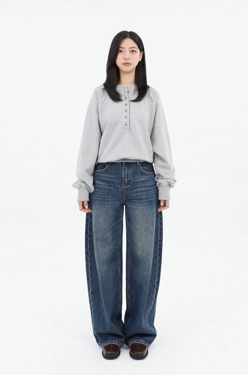 CLASSIC CURVED FIT DENIM_BLUE code 26006