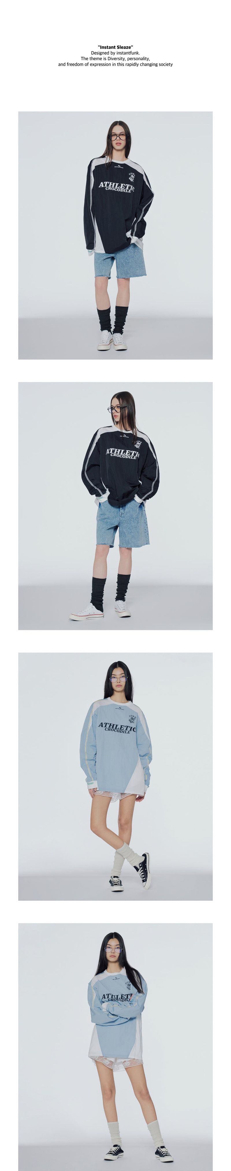 Sporty graphic sweatshirt