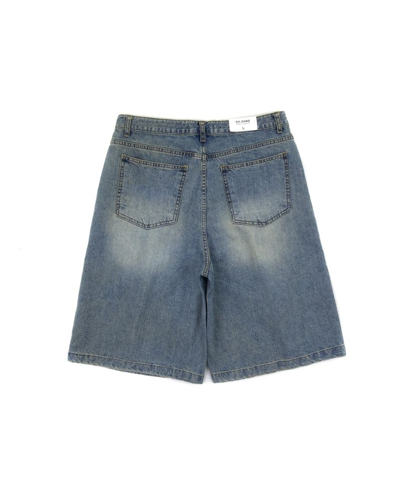 Slub Tin Chung Bermuda Denim