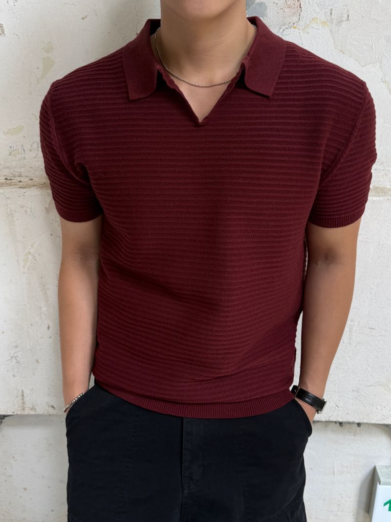 Road collar knit