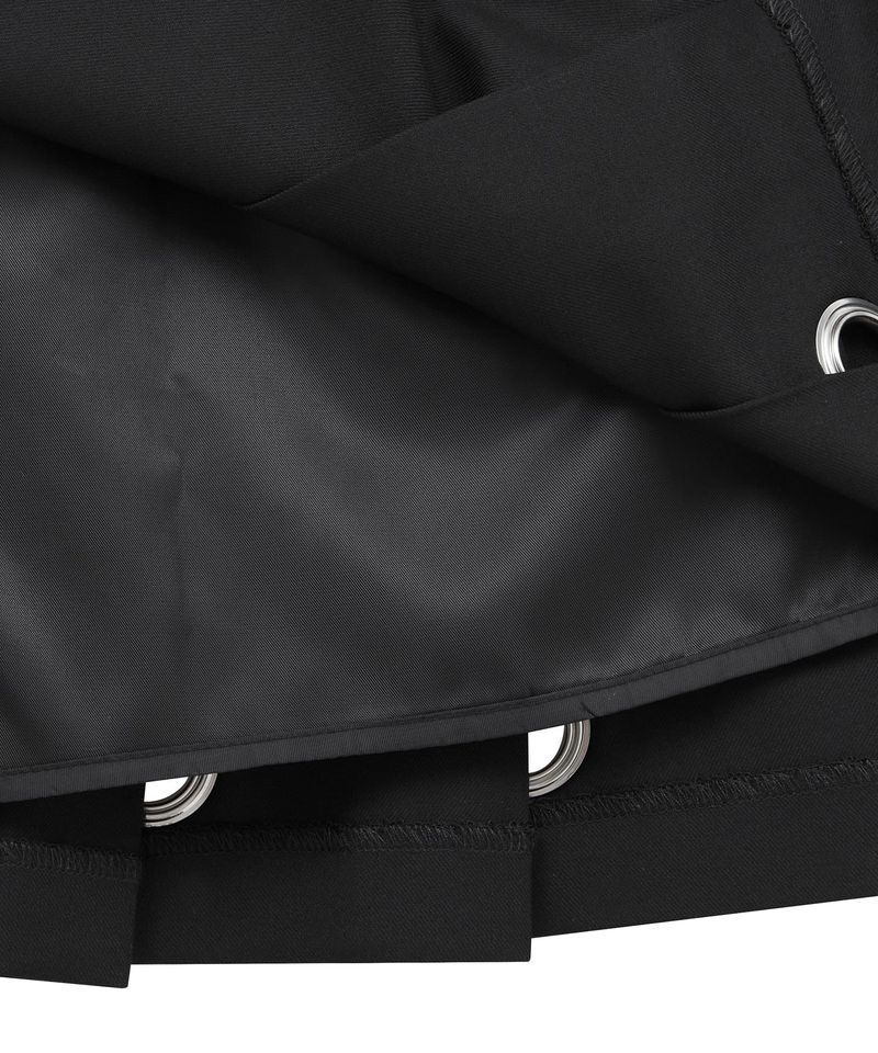 eyelet skirt (black)