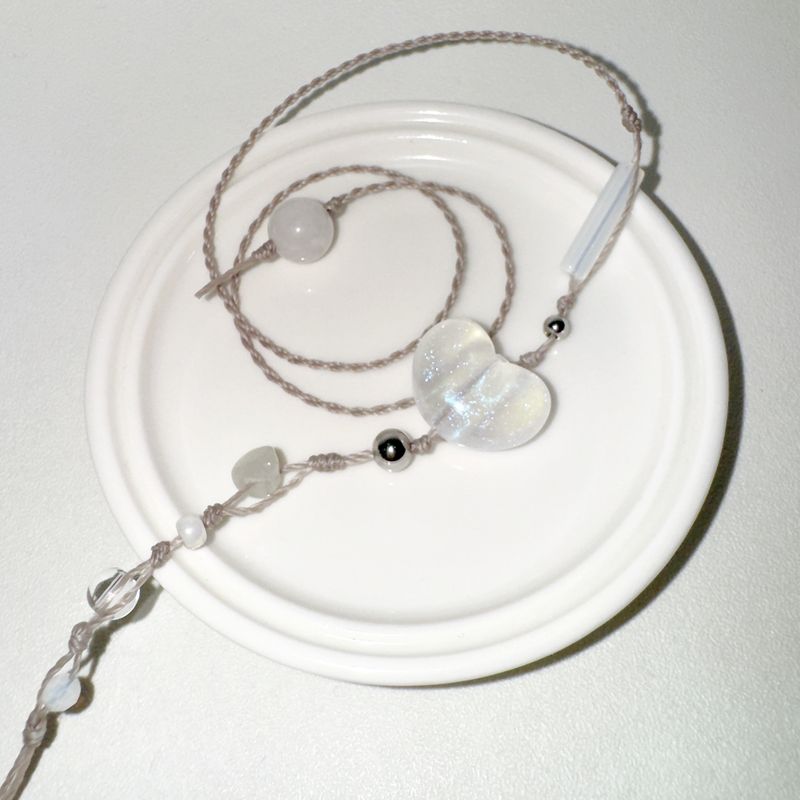 pale heart bookmark