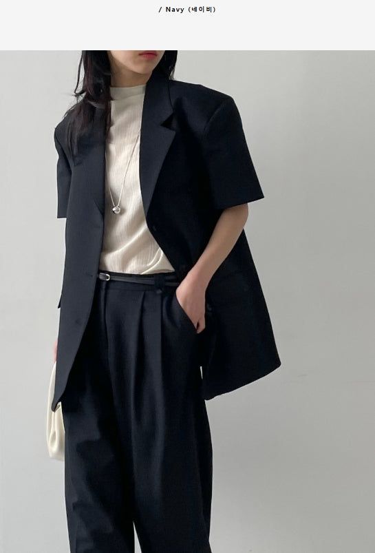 Florence Two Tuck Wide Slacks
