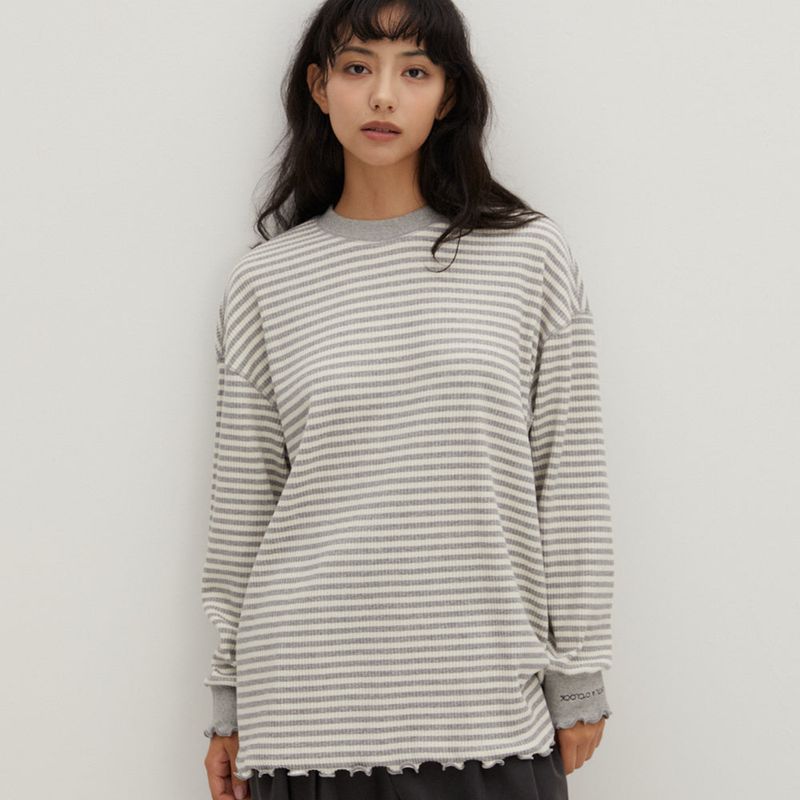 Loose Fit Interlock T/Shirts M/Gray