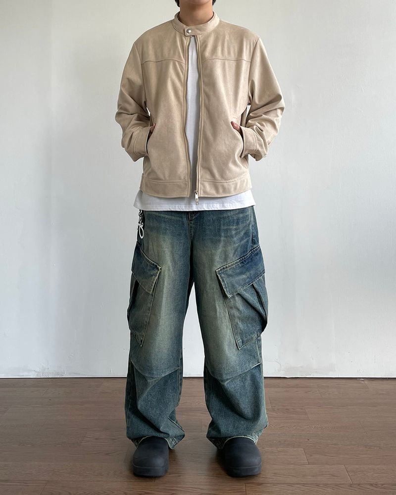 Nova Suede Snap Jacket
