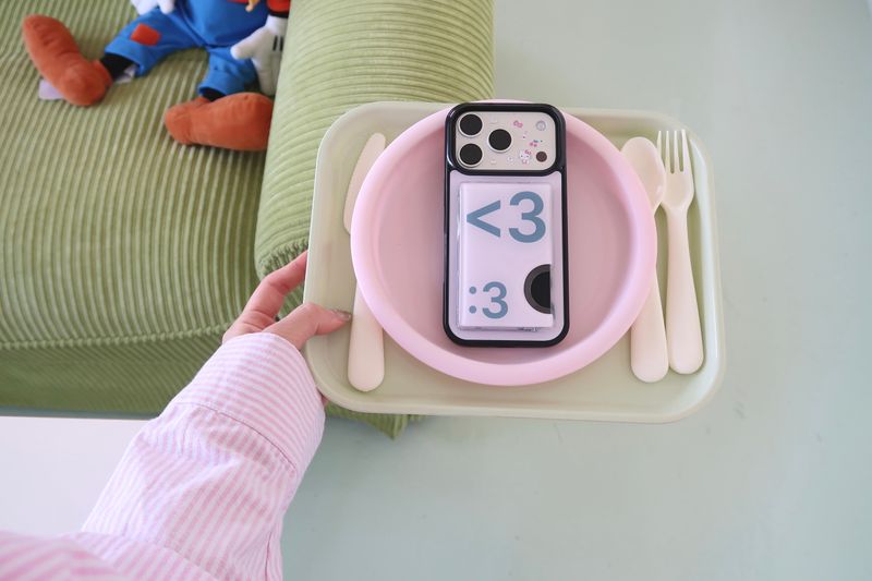 [MADE] Number 3 emoji case (Vintage pink) (magsafe) 