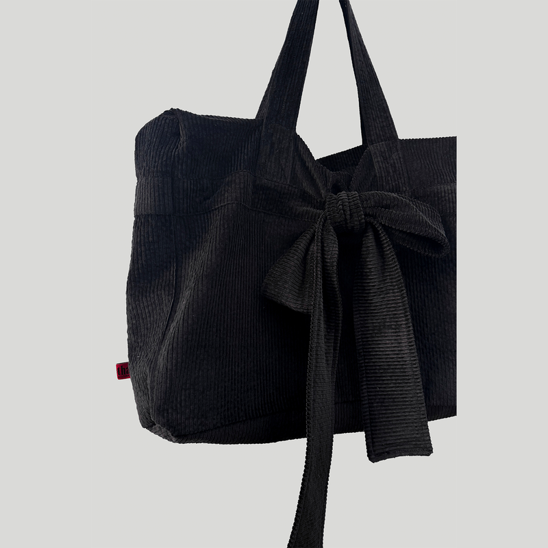 CORDUROY RIBBON BAG
