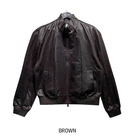 Ito Two Way Crack Leather Jacket