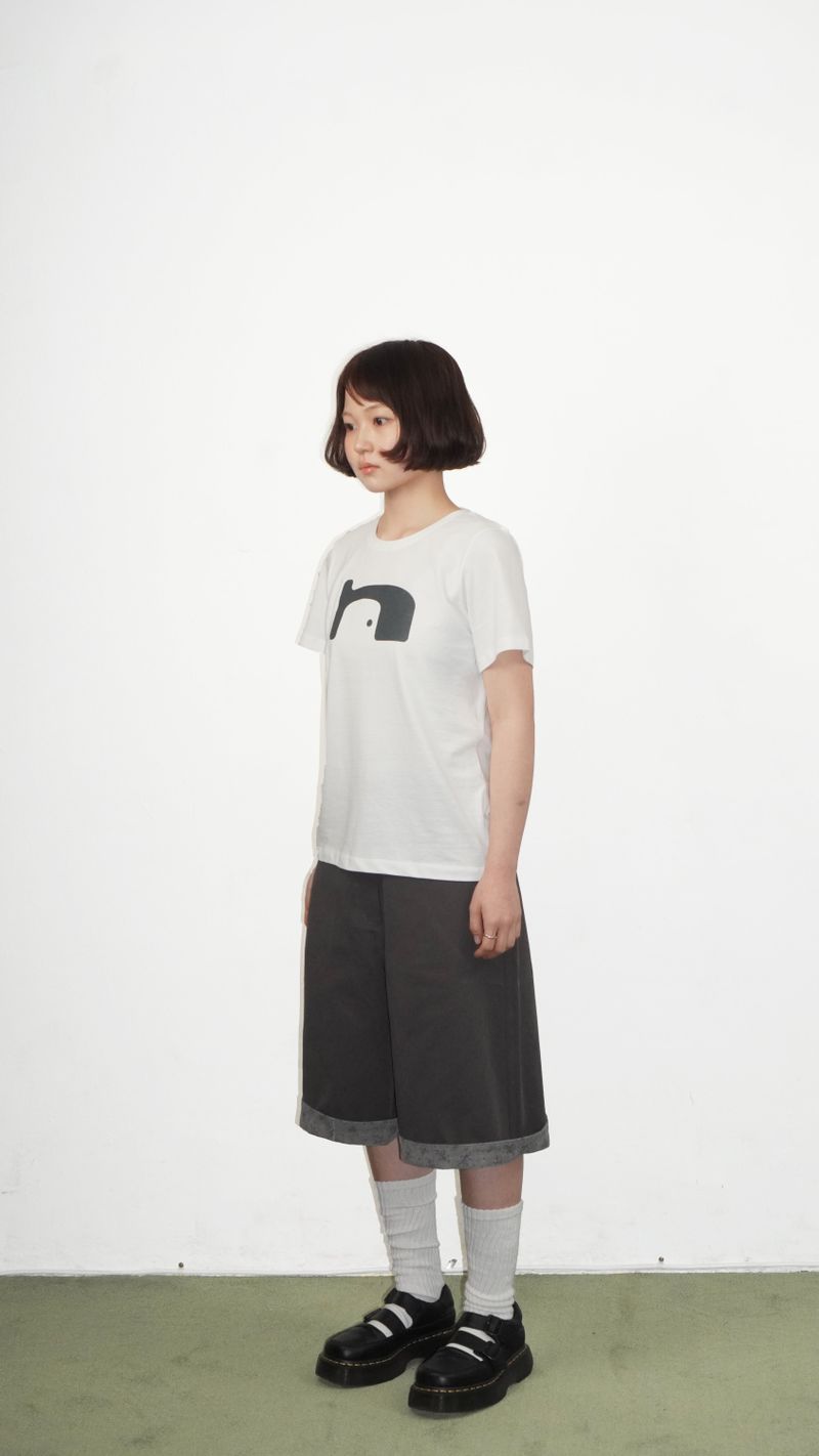 HOUSE LOGO T SHIRTS WHITE