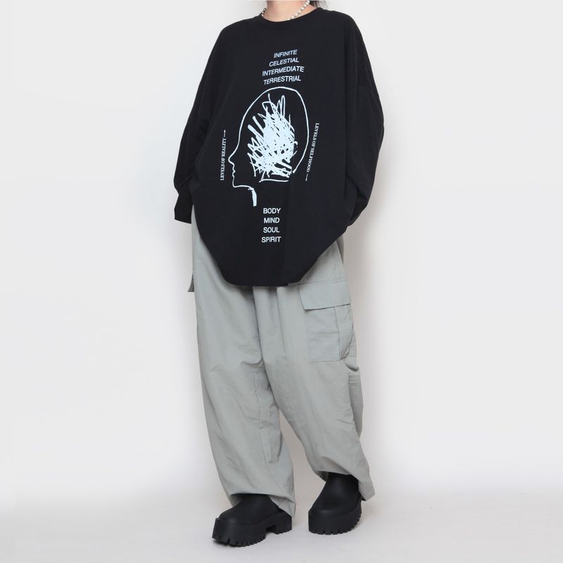 Brain over long sleeve T