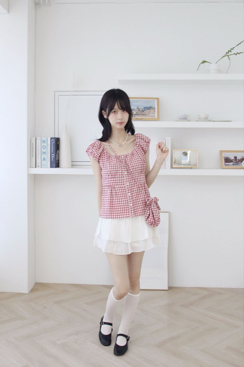 frill cancan mini skirt