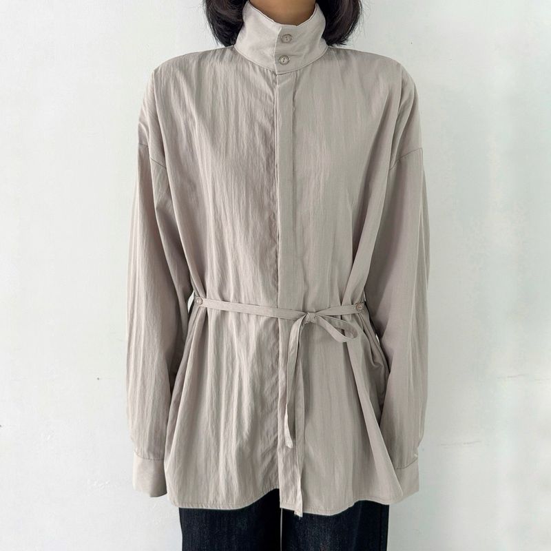String High Neck Shirt -3colors