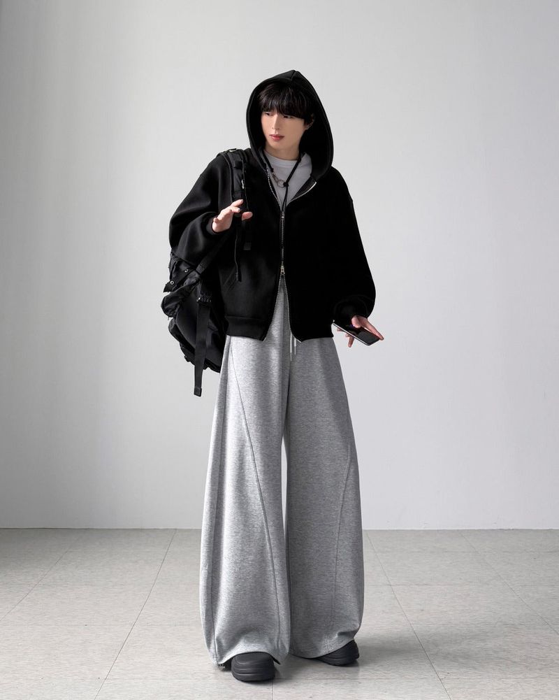 YOURNUS Curved Training Pants