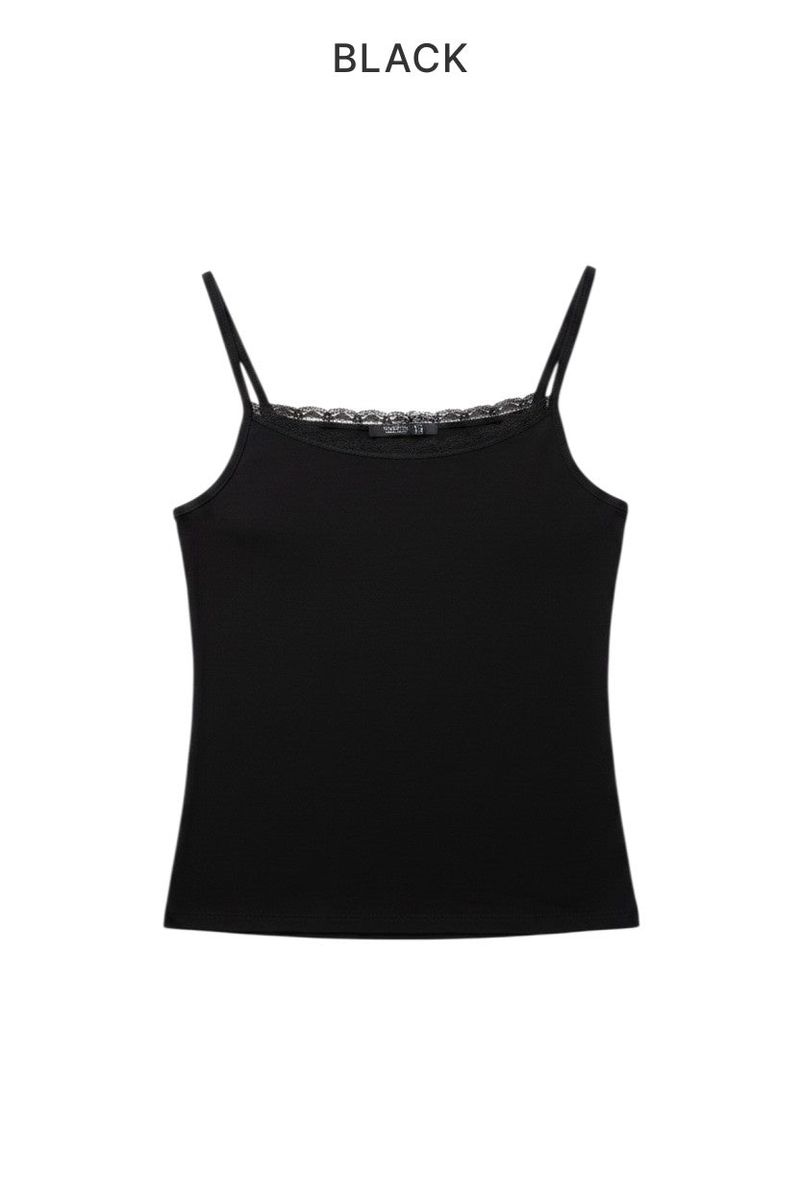 Manda Lace Crop Tank Top