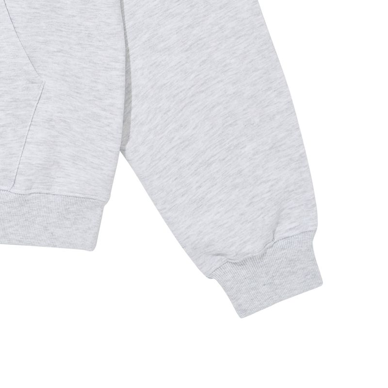 TEMPUS PATCH STANDARD HOOD ZIP-UP [WHITE MELANGE]