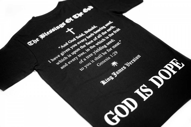 TZ GOD IS DOPE SS BLACK